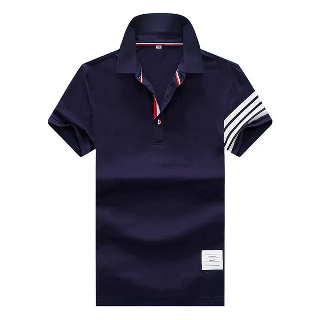 2021 Brand Men's Polo Shirt Summer Short Sleeve Homme Clothing Casual Cotton Luxury Designer High Quality Fashion Tops