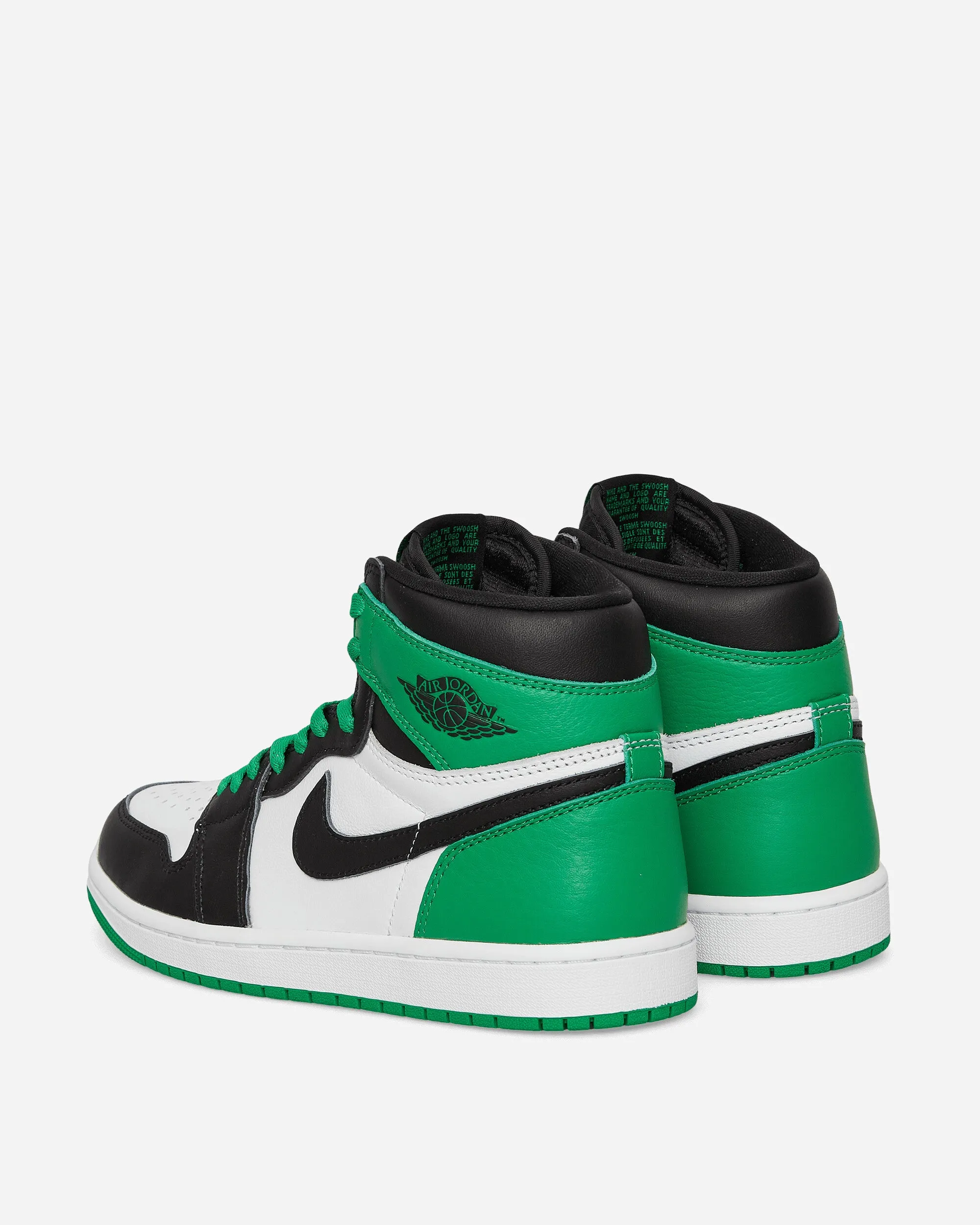 Air Jordan 1 High Sneakers Black / Lucky Green