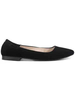 AMERICAN RAG Womens Black Elastic At Back Jilly Pointy Toe Slip On Ballet Flats M