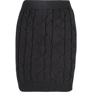 Astrid – Women's Knit Skirt – Black