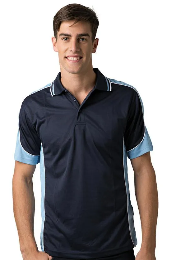 Be Seen BSP15 Mens Cooldry Micromesh Polo Shirt