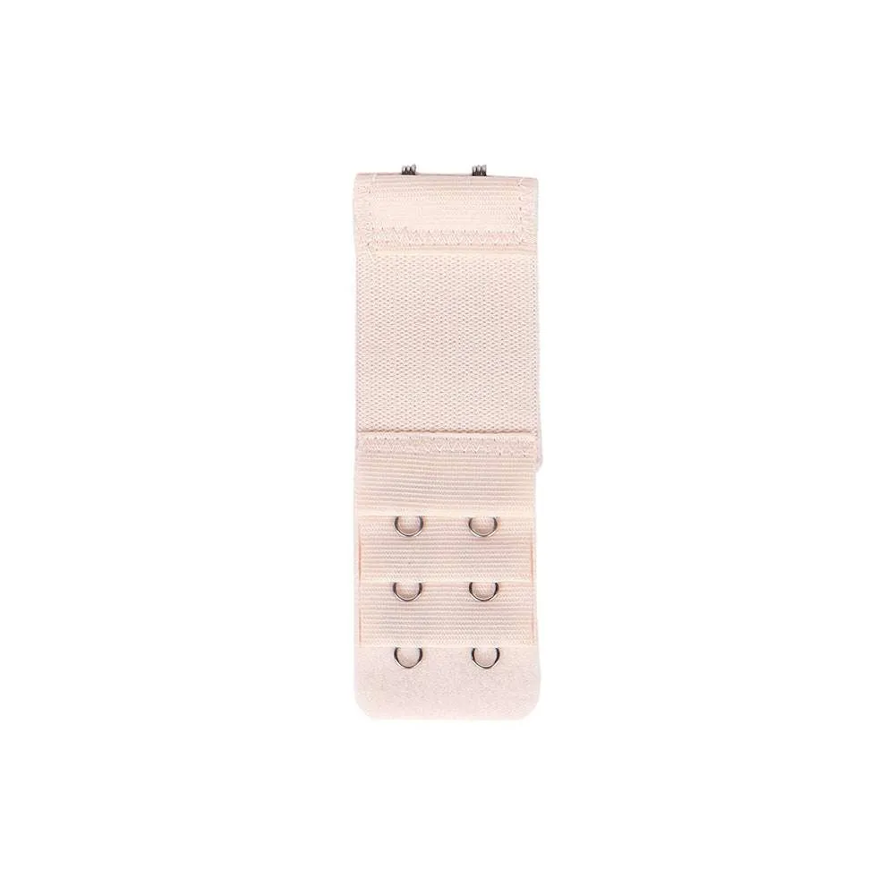 Bra Extender Lightweight 2 Hook Soft and comfortable 2 Hook & Eye Elastic Bra Extender - Beige