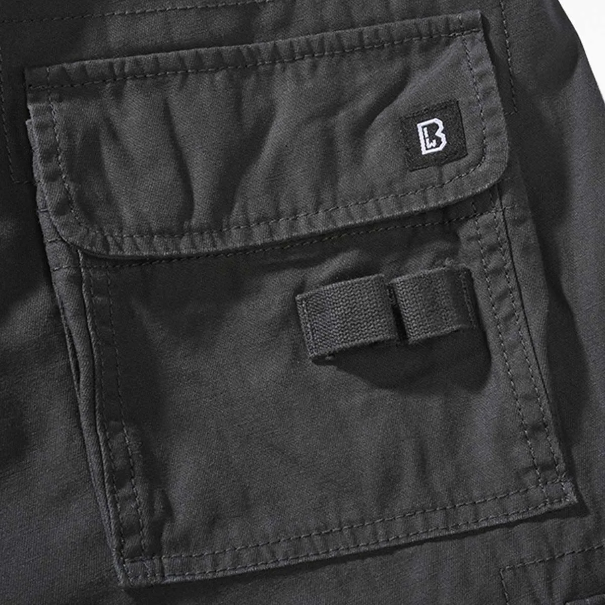 Brandit Pure Slim Fit Cargo Trousers Anthracite Grey