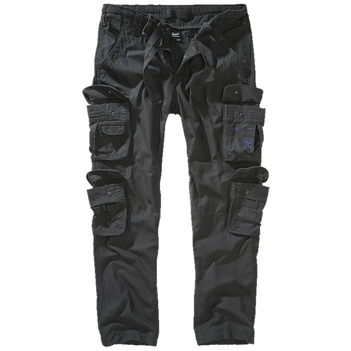 Brandit Pure Slim Fit Cargo Trousers Anthracite Grey