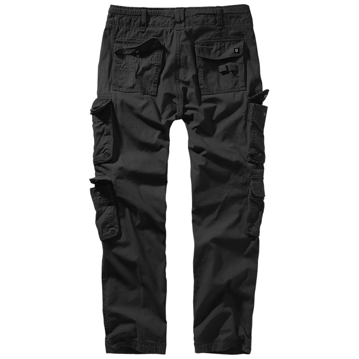 Brandit Pure Slim Fit Cargo Trousers Black