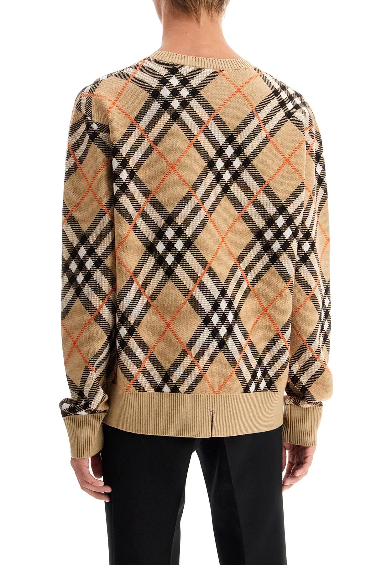 Burberry Ered Wool And Mohair Pullover Sweater