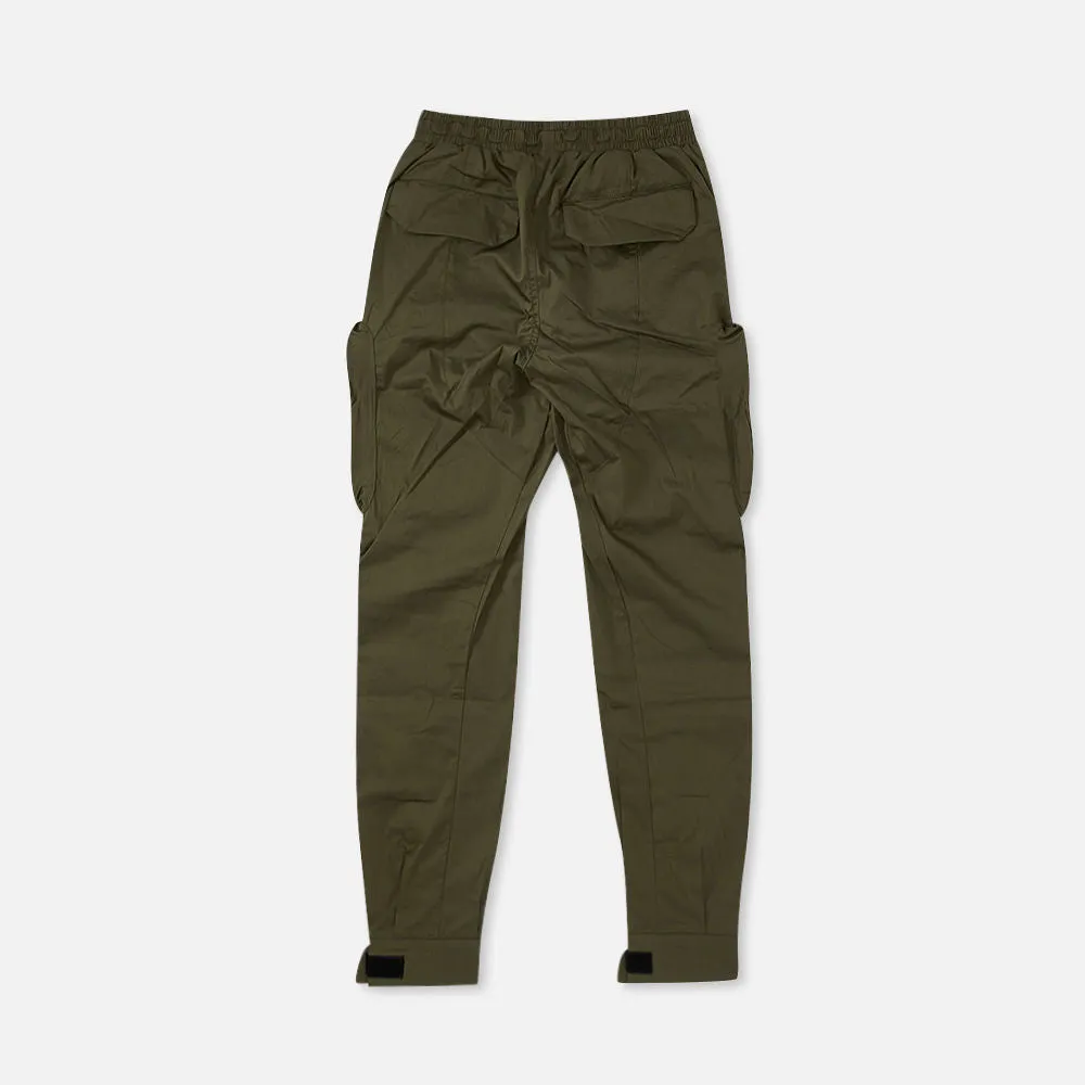 Combat Nylon Joggers Olive