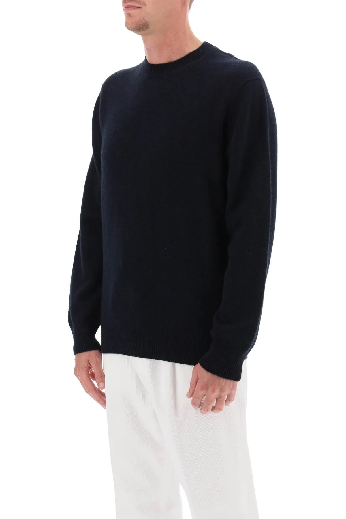 crew-neck sweater in cashmere