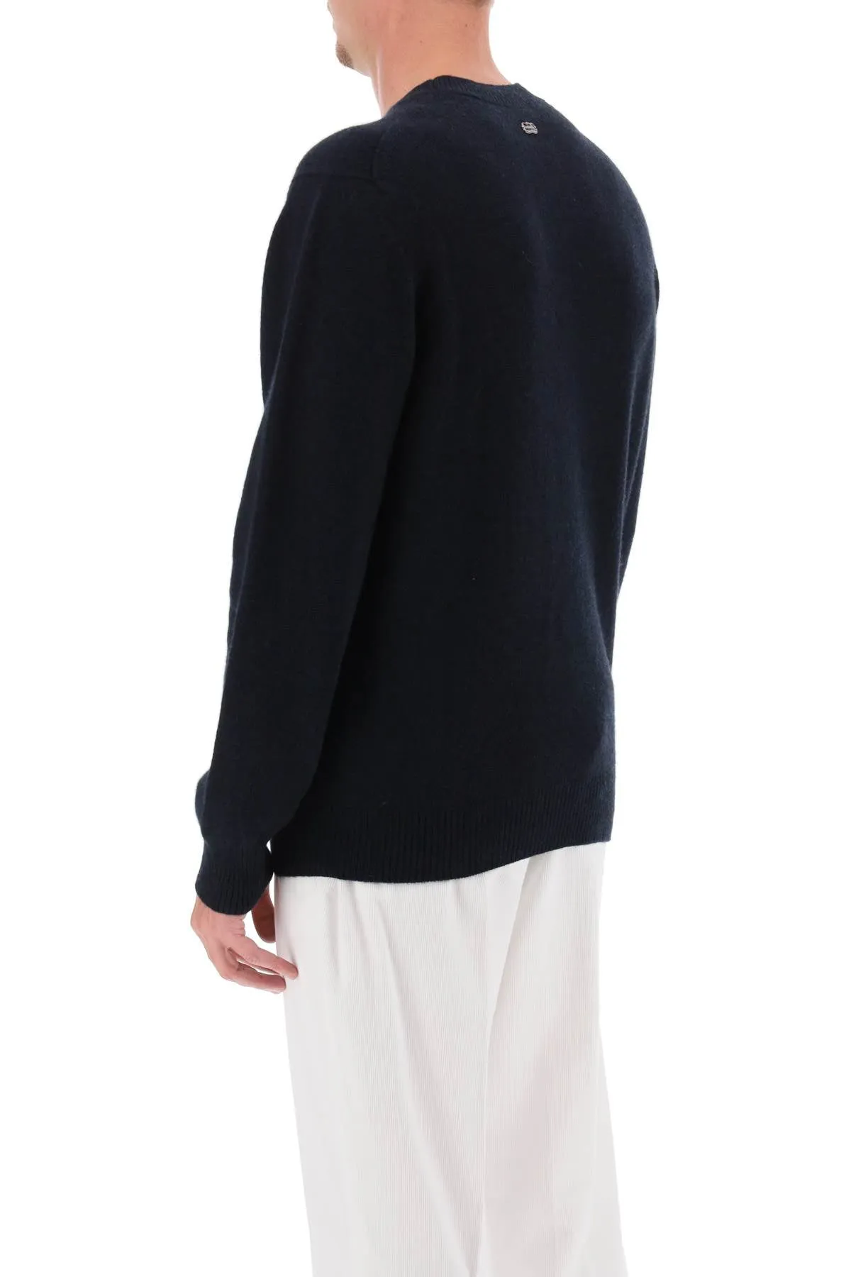 crew-neck sweater in cashmere