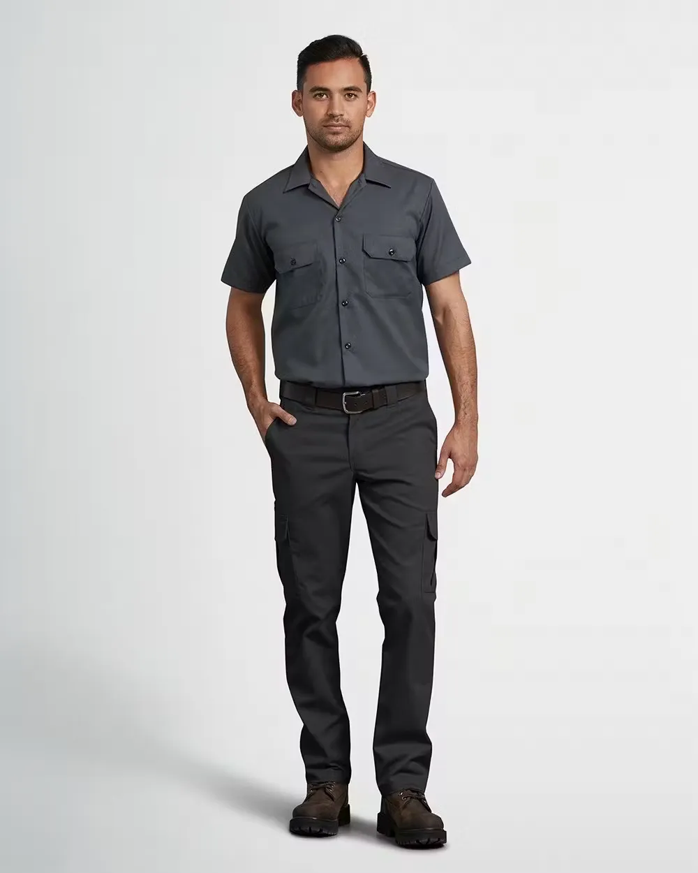 DICKIES 594 Slim Straight Cargo Pants - Black