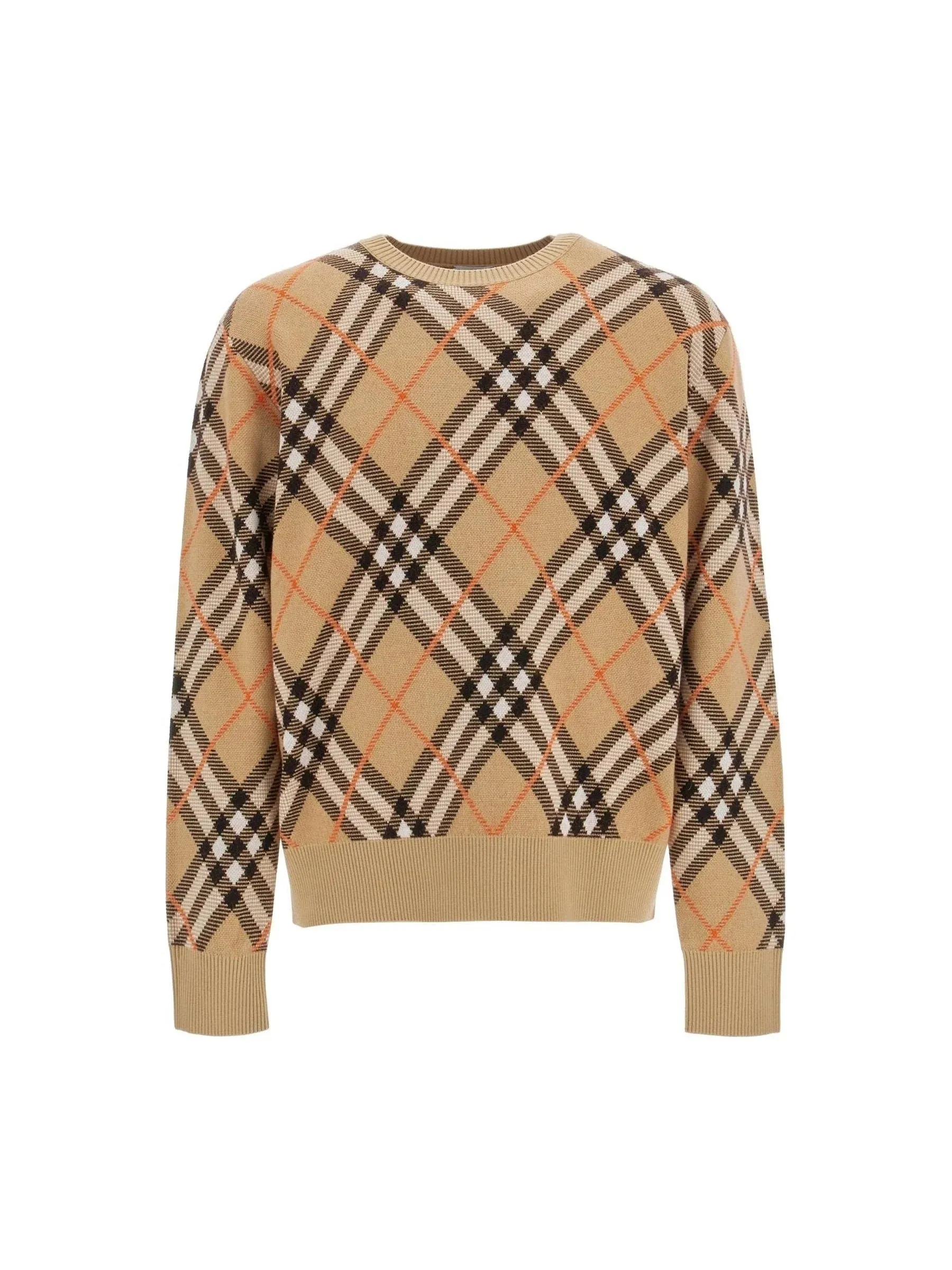 Ered Plaid Wool Mohair Sweater