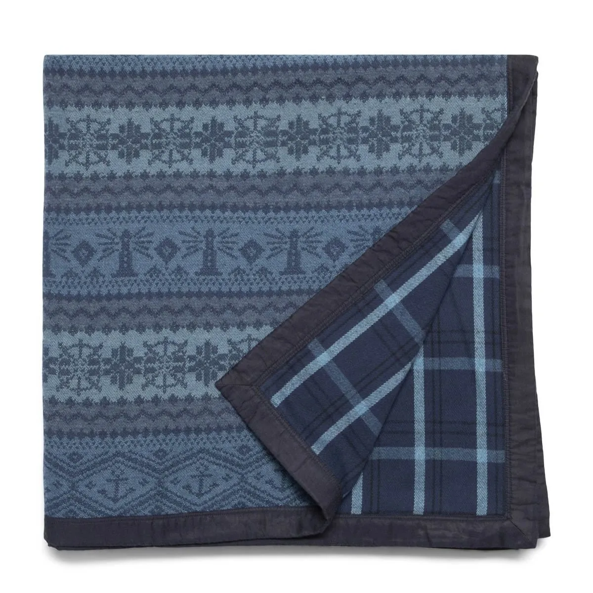 FARRELL INDIGO COTTON CAMP BLANKET