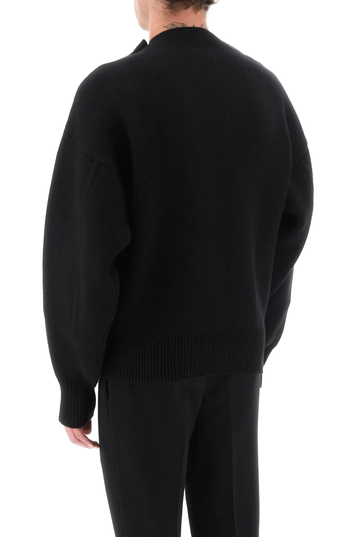 Ferragamo Metal Button Sweater