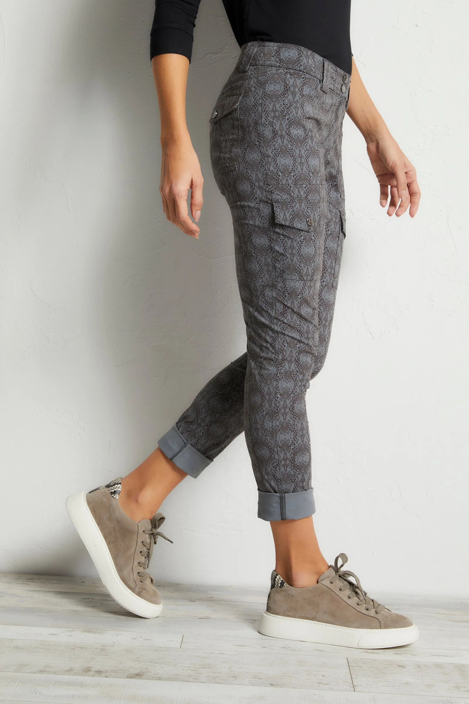 Kate Honiara Printed Skinny Cargo Pant