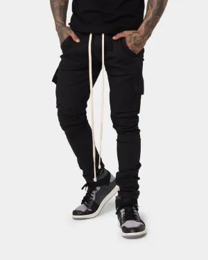 MNML Cargo Drawcord II Pants Black