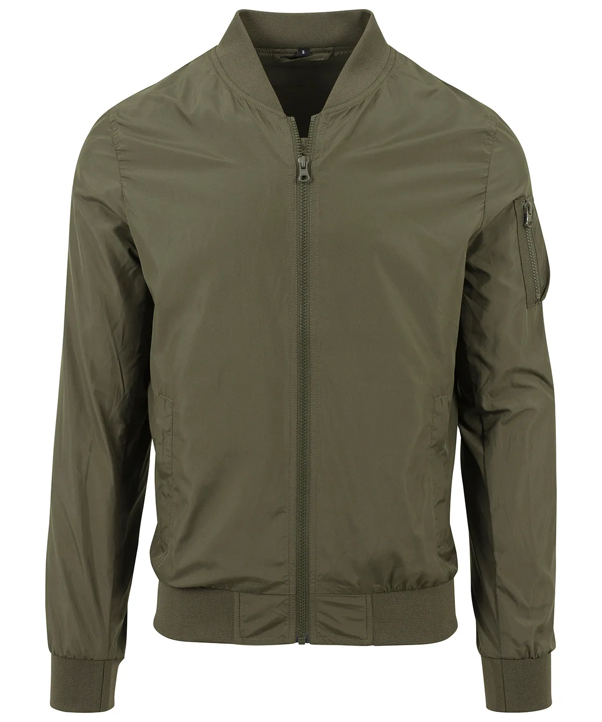 Nylon bomber jacket | Dark Olive