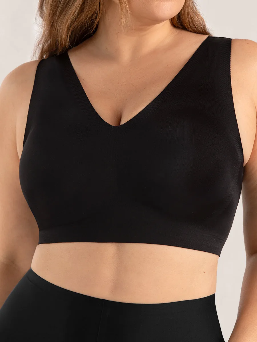 Offer: Truekind® Everyday Comfort V-Neck Bralette - 50 percent OFF