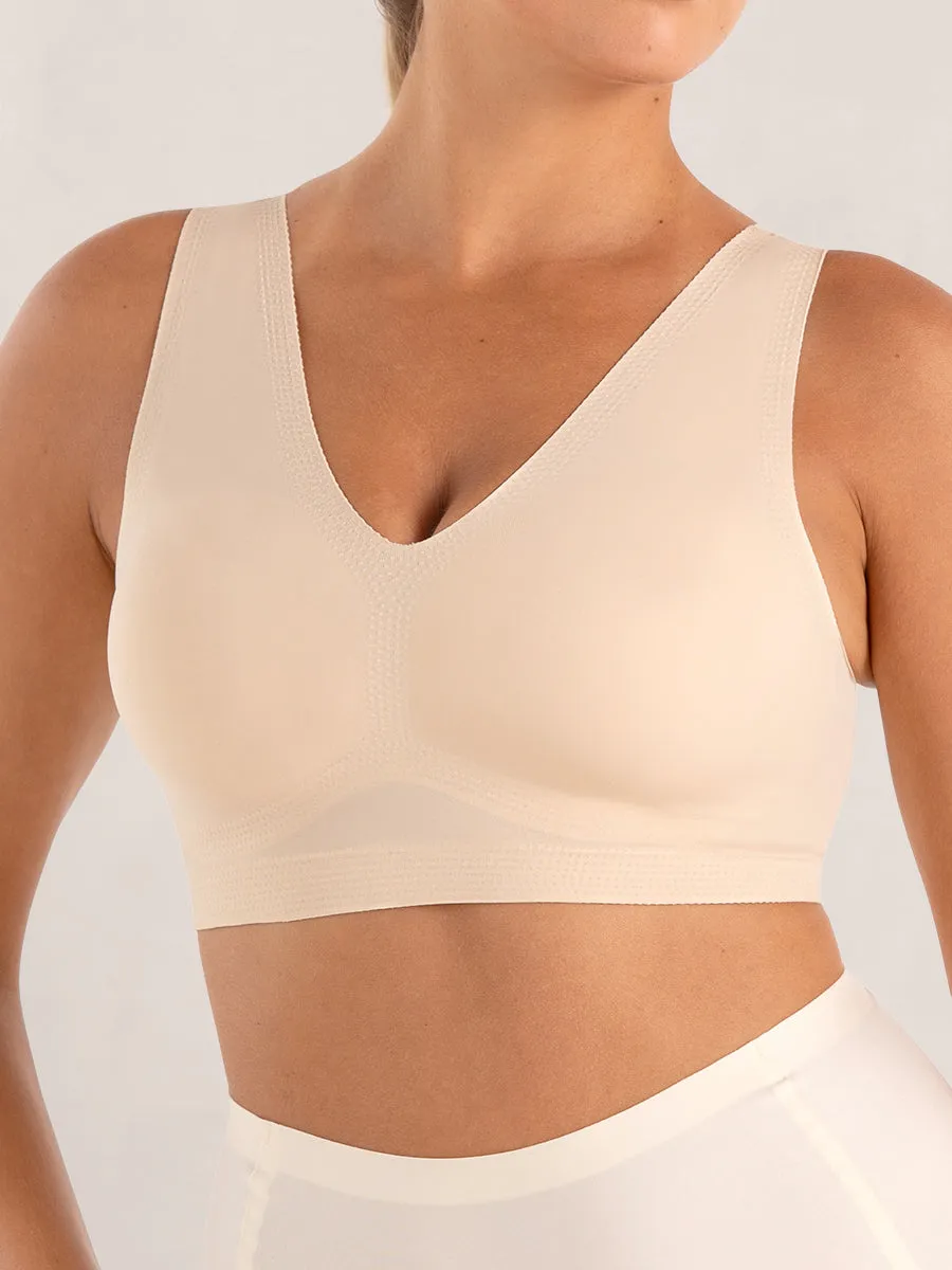 Offer: Truekind® Everyday Comfort V-Neck Bralette - 50 percent OFF