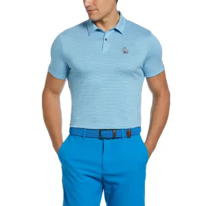 Original Penguin Mens Original Oxford Fine Stripe Golf Polo - CLOISONNE