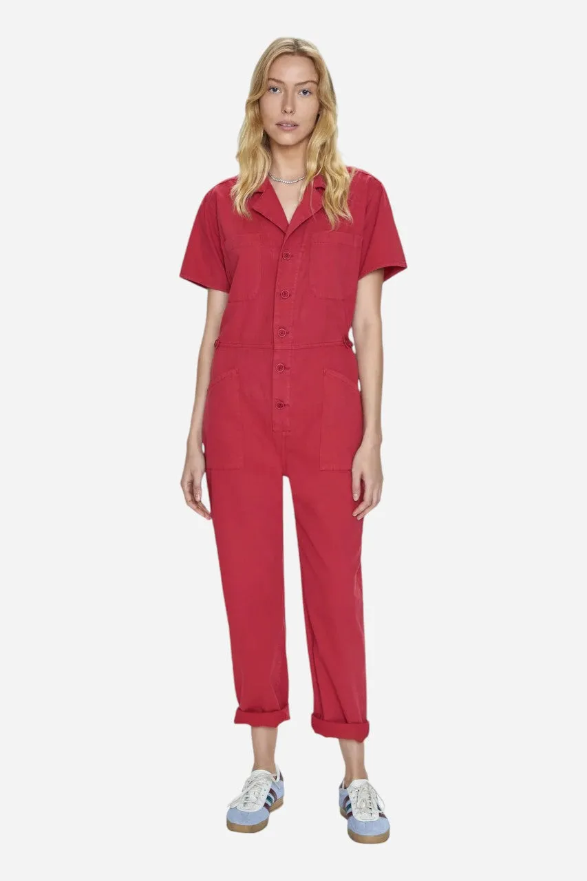 Pistola Grover Jumpsuit in Rouge