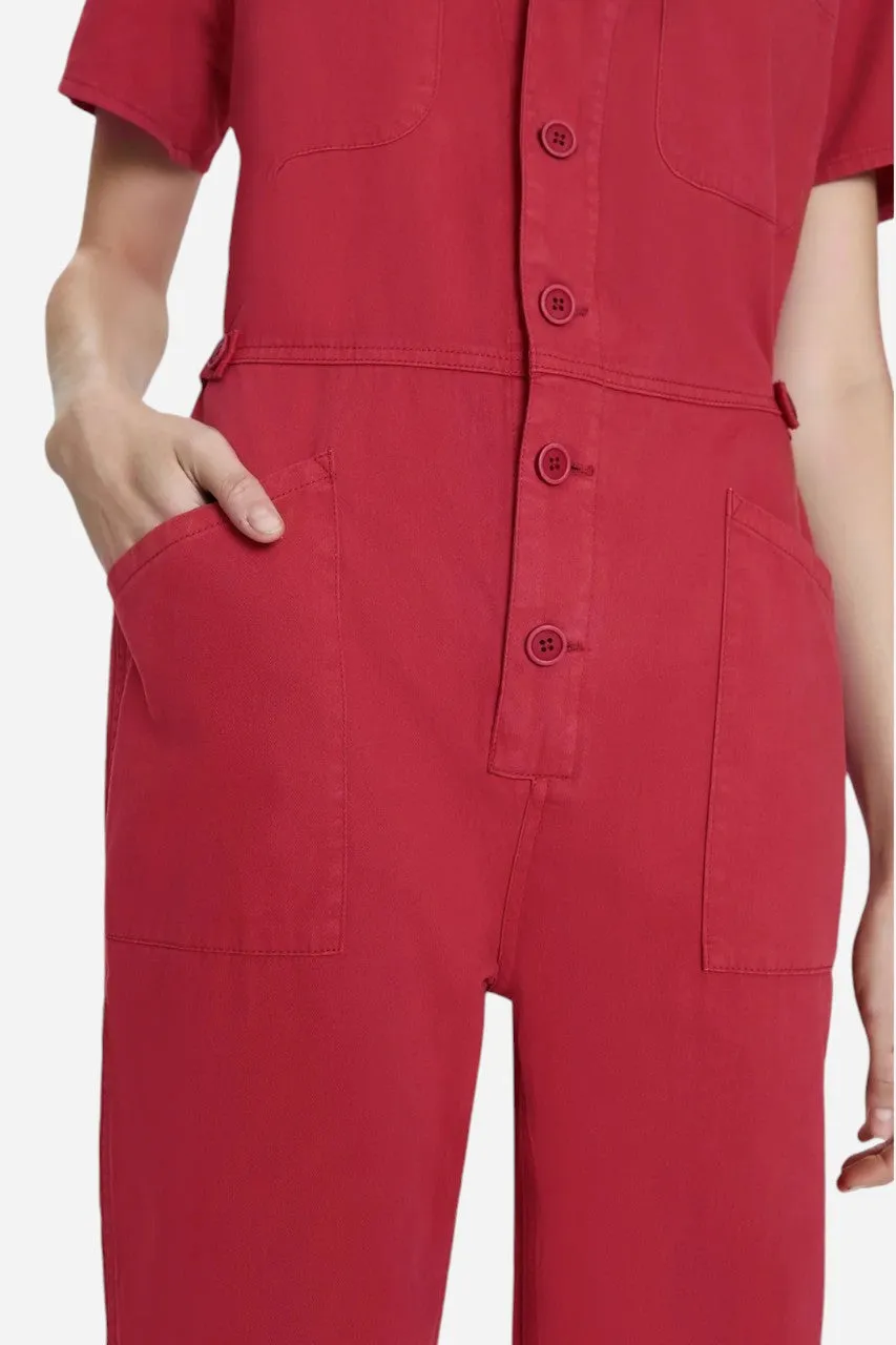 Pistola Grover Jumpsuit in Rouge