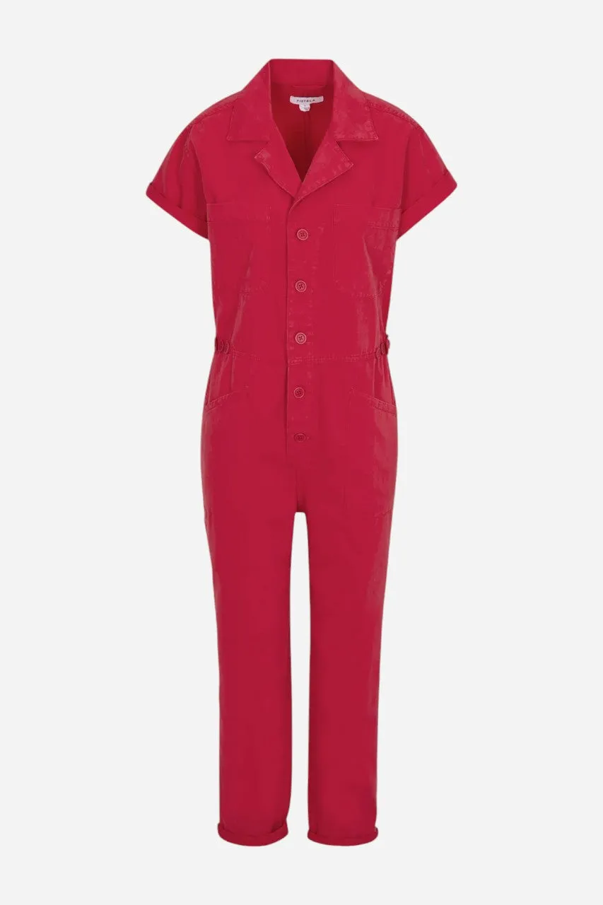 Pistola Grover Jumpsuit in Rouge