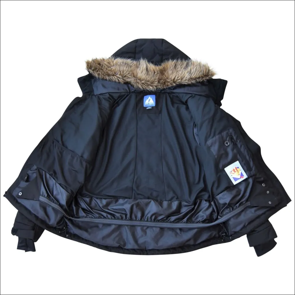 Snow Country Outerwear Women’s Plus Size 1X-2X Ski Coat Jacket Winter Hailstone Alternative Down