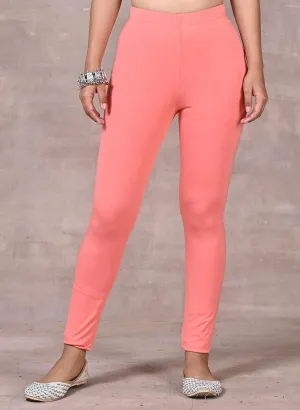 Sofia Fiery Pink Skinny Fit Leggings for Women