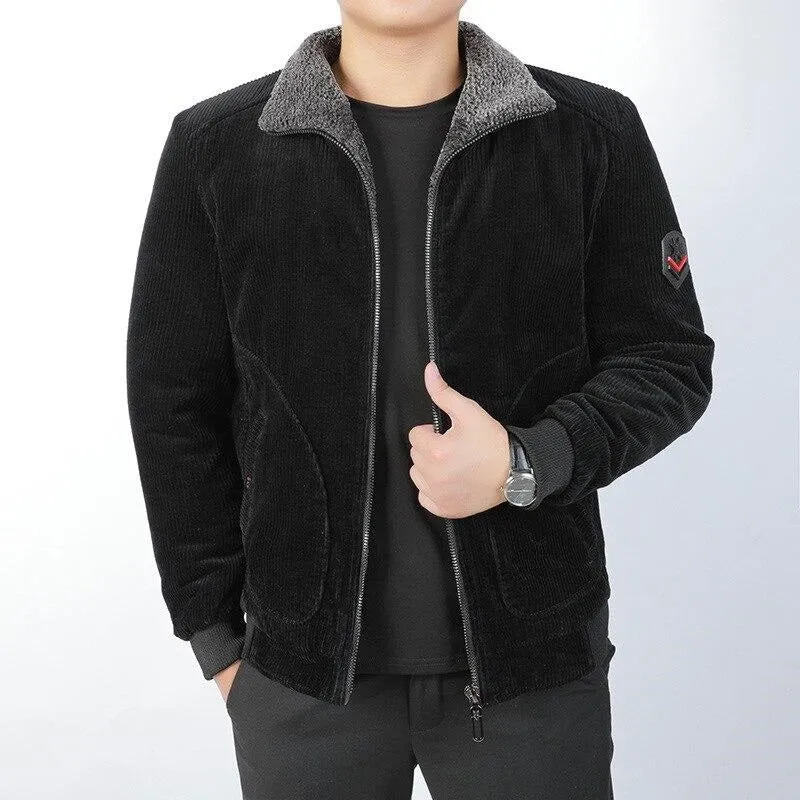 West Louis™ Leisure Turn-Lapel Jacket