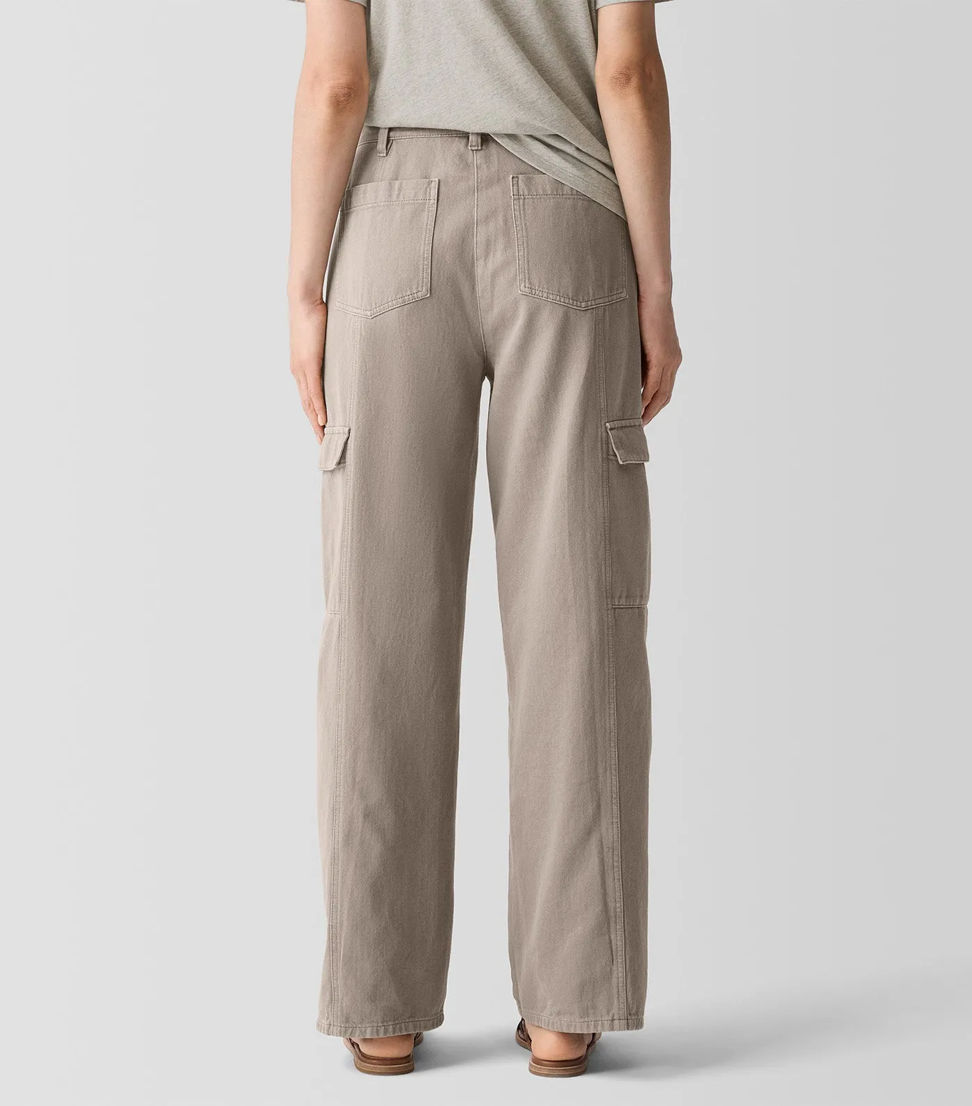 Wide Full Length Cargo Pants Reed