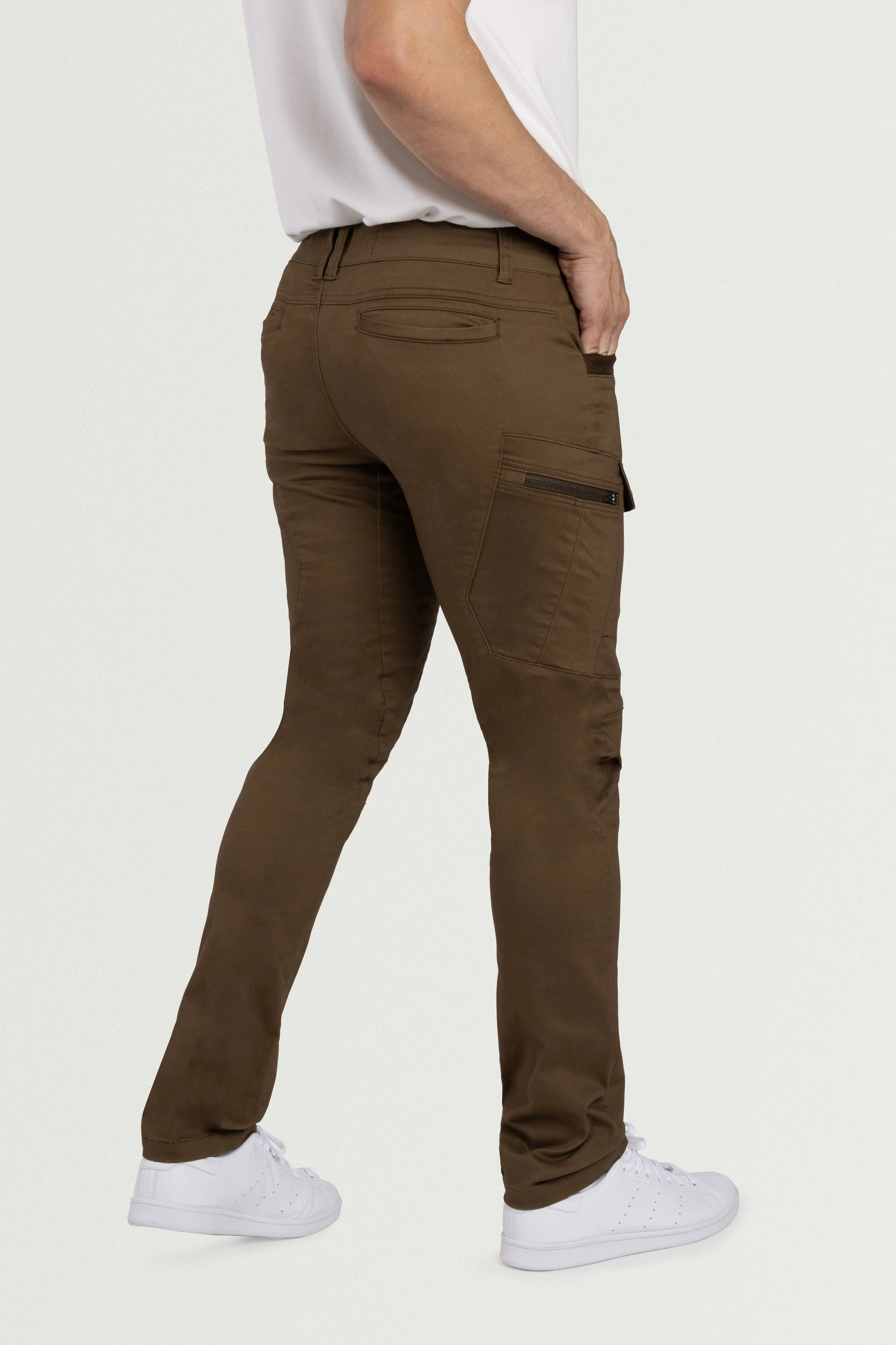 X RAY Men's Slim Fit Stretch Cargo Pants